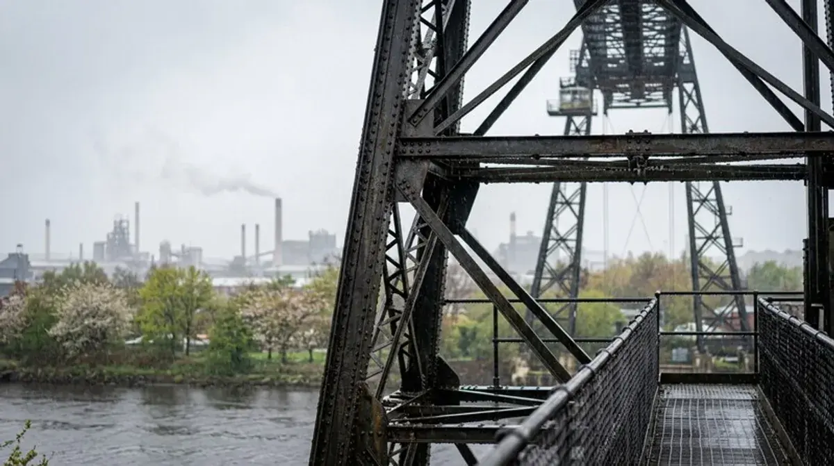 Middlesbrough Transporter Bridge - North East England regional polling