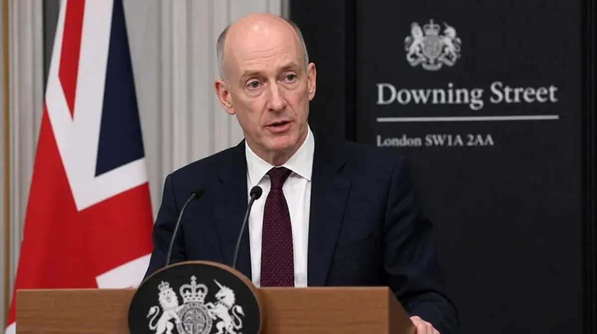 Pat McFadden, Cabinet Office minister, at a Downing Street press briefing